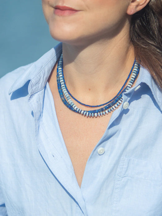 Caroline Necklace - Blue