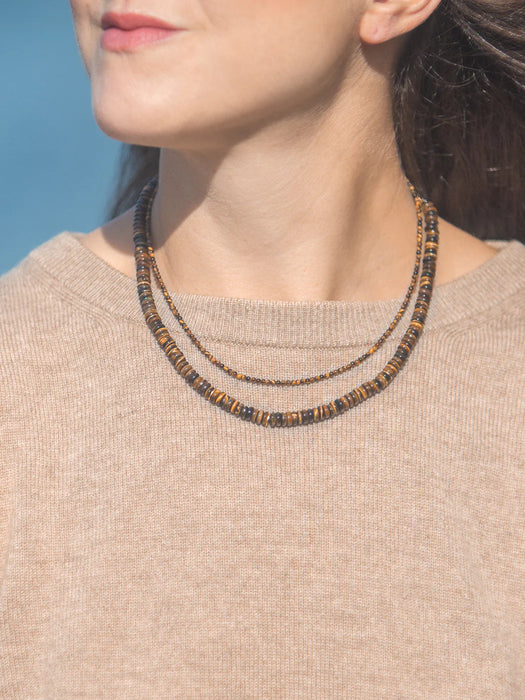 Polly Necklace - Brown