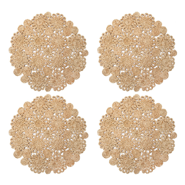 Jute 15" Round Placemat - Set of 4