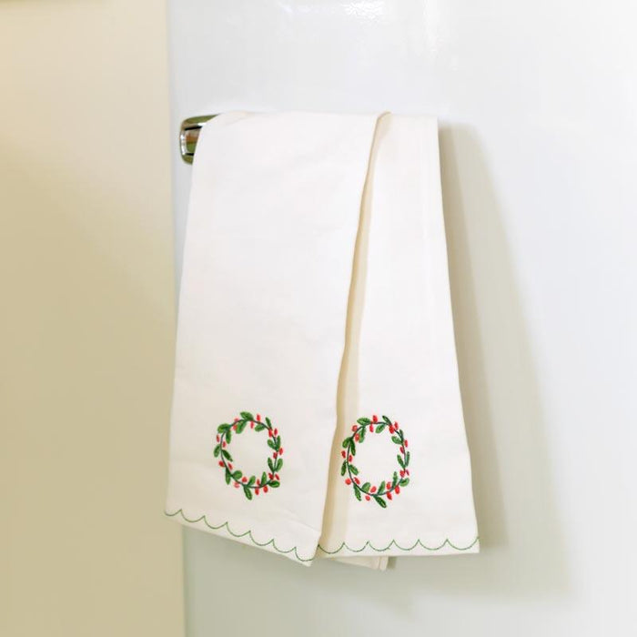 Wreath Tea Towel - Set of 2