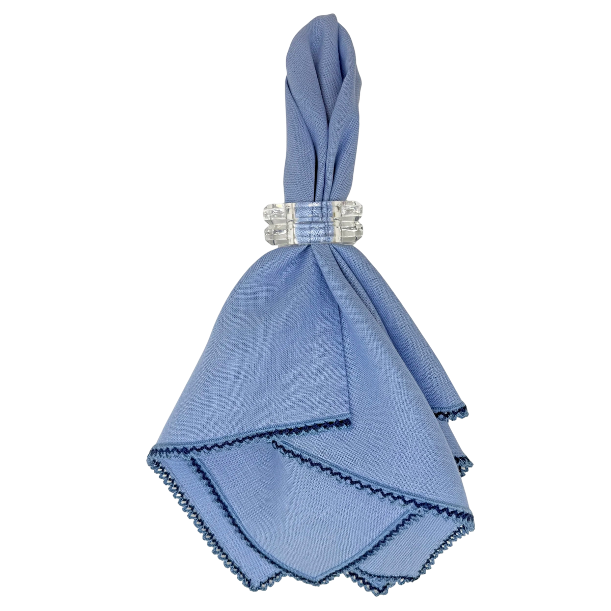 Crochet Napkins - Cool Blue