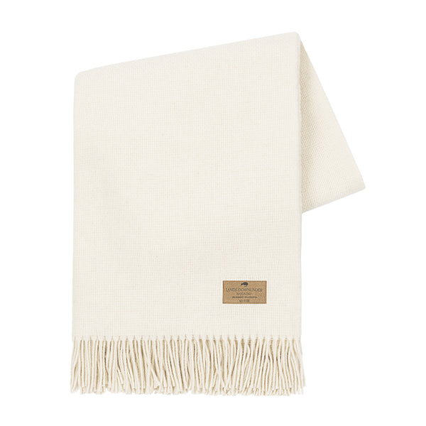 Ecru Juno Cashmere Throw