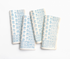 Hand-block floral motif napkins