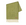 Green throw blanket with white fringe on a white background