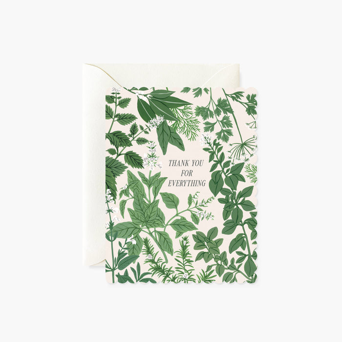 Herb Garden Thank You Card