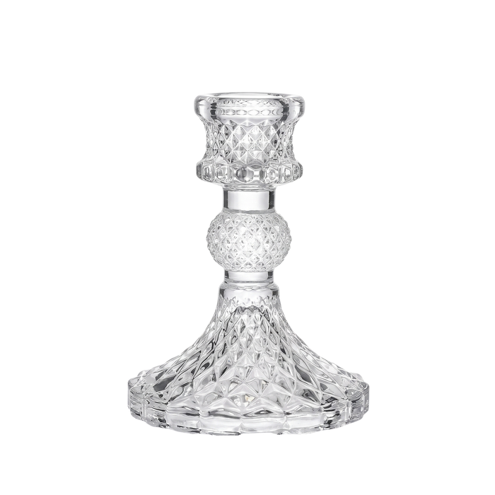 Glass Candlestick Holders