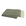 Folded green blanket with white fringe on a white background
