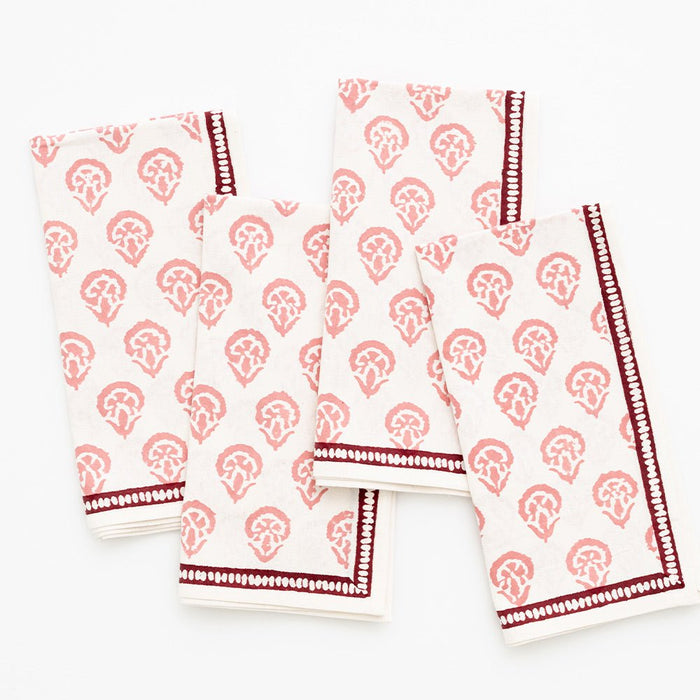 Carnation Blush Napkin - Set of 4