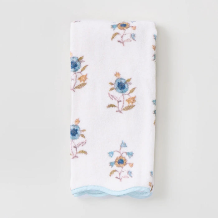 Leah O'Connell x Weezie Floral Scallop Hand Towel