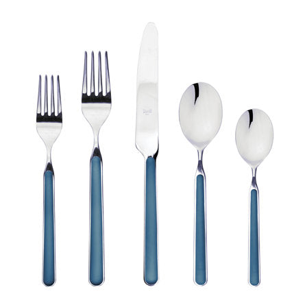 Sugar Paper Blue - Italian Made Flatware 5 piece set