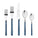 Blue - Italian Made Flatware 5 piece set
