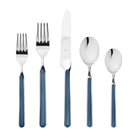 Blue - Italian Made Flatware 5 piece set
