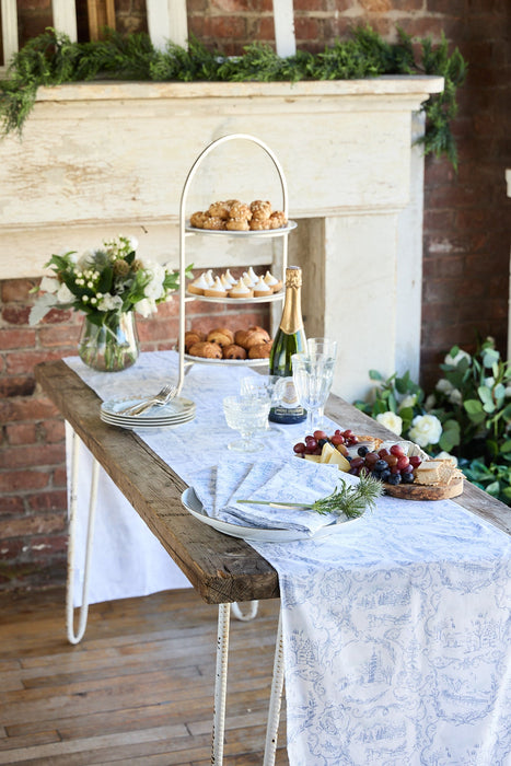 Alpine Toile Table Runner