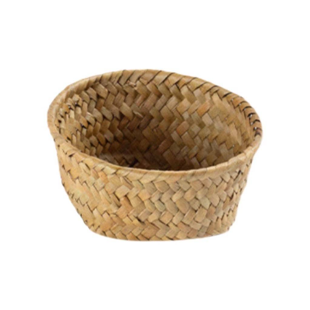 Medium, woven storage basket 