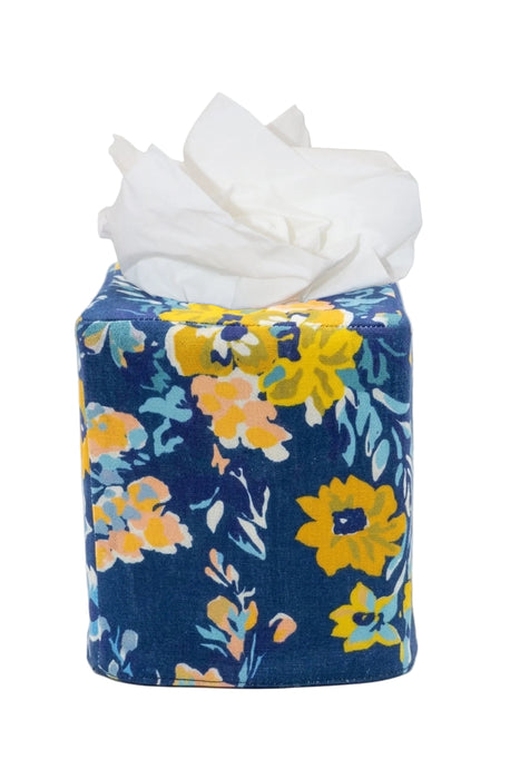 Midnight Marigold Garden Tissue Box Cover