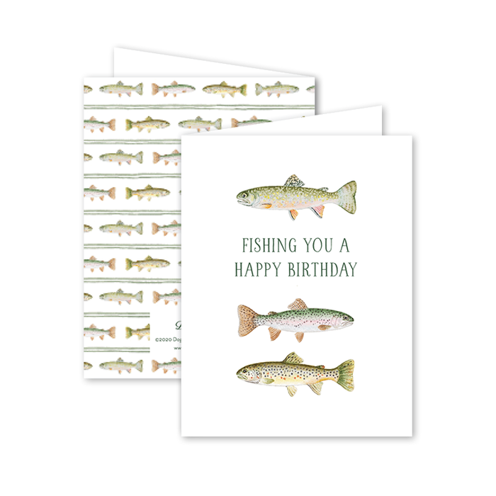 Fly Fishing Trout Birthday