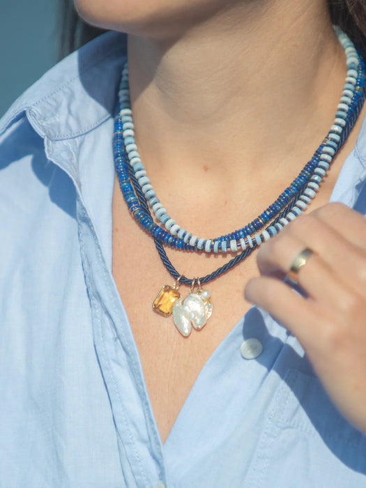Polly Necklace - Blue