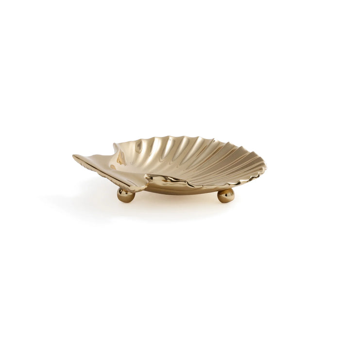 Polished Gold Shell Tray