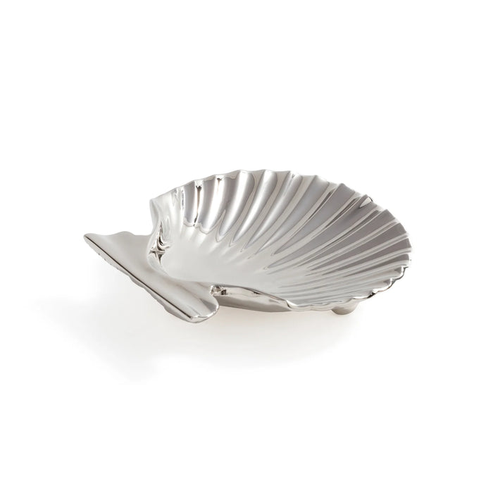 Polished Nickel Shell Tray