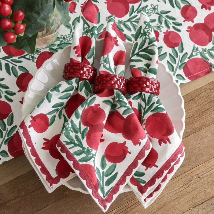 Pomegranate Vine Napkin - Set of 4