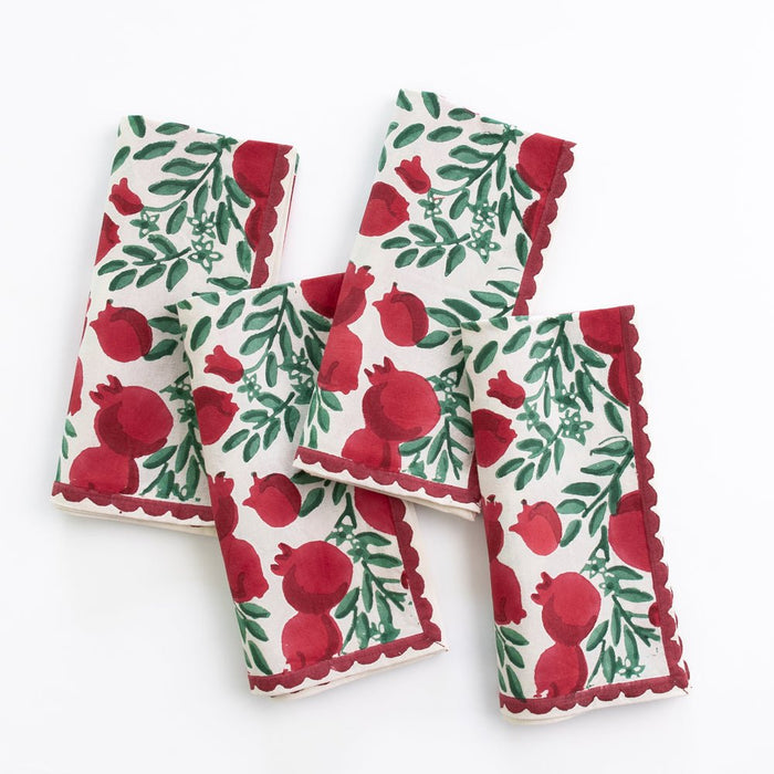 Pomegranate Vine Napkin - Set of 4