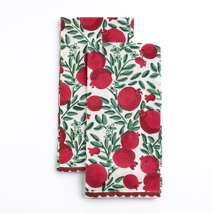 Pomegranate Vine Tea Towels