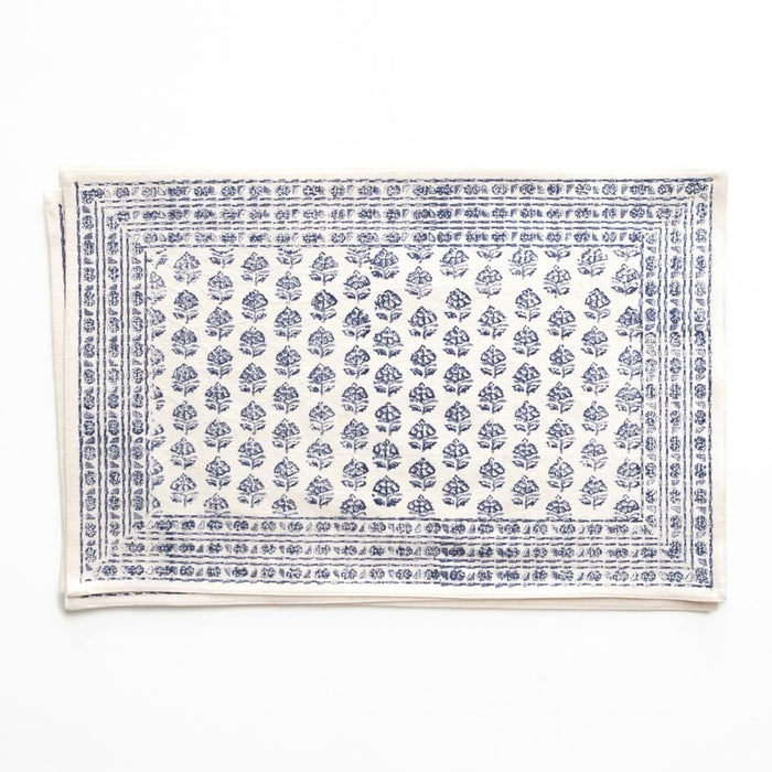 Elise Blue Placemats - Set of 4