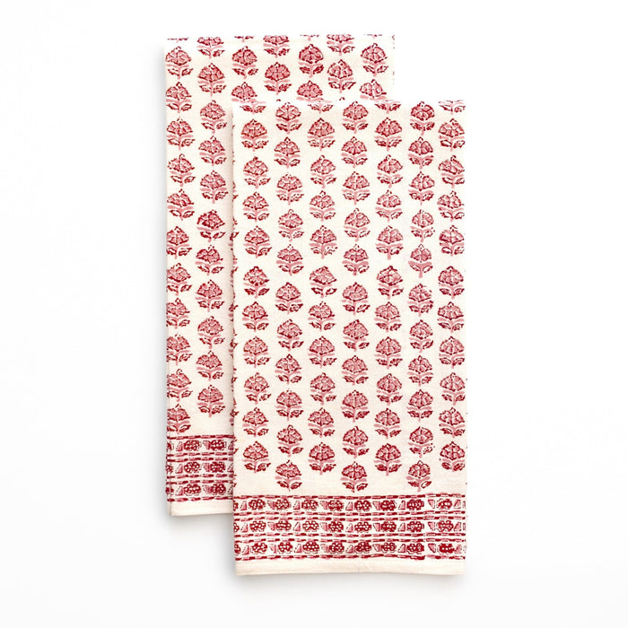 Elise Rose Tea Towels - Set of 2