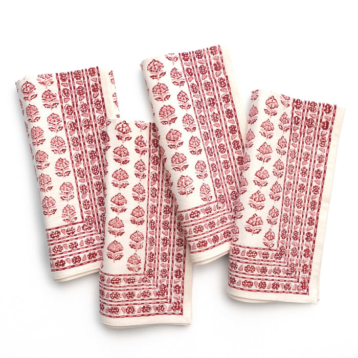 Elise Rose Napkin - Set of 4