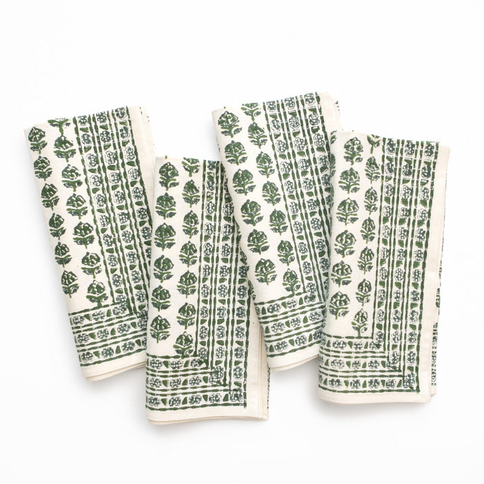 Elise Green Napkin - Set of 4