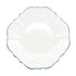 Royal Blue Rim Platter can also be used as a charger on white background 