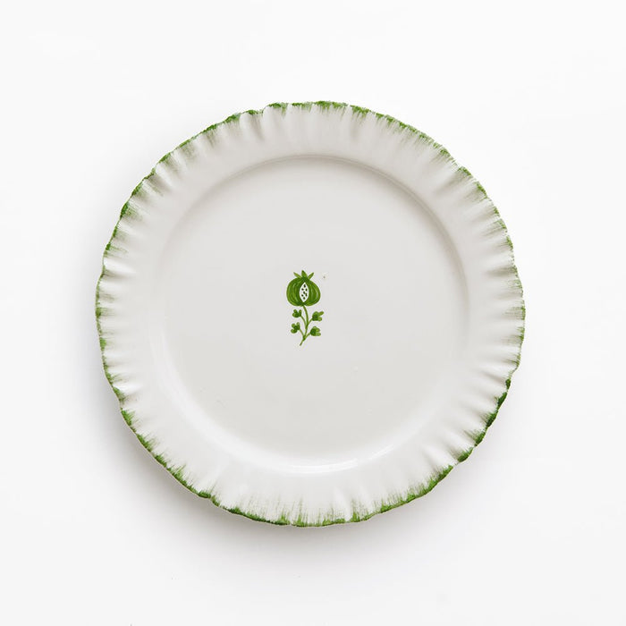 Ruffled Green Salad Plate - Set of 2