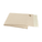 Beige blanket with white fringe on a white background