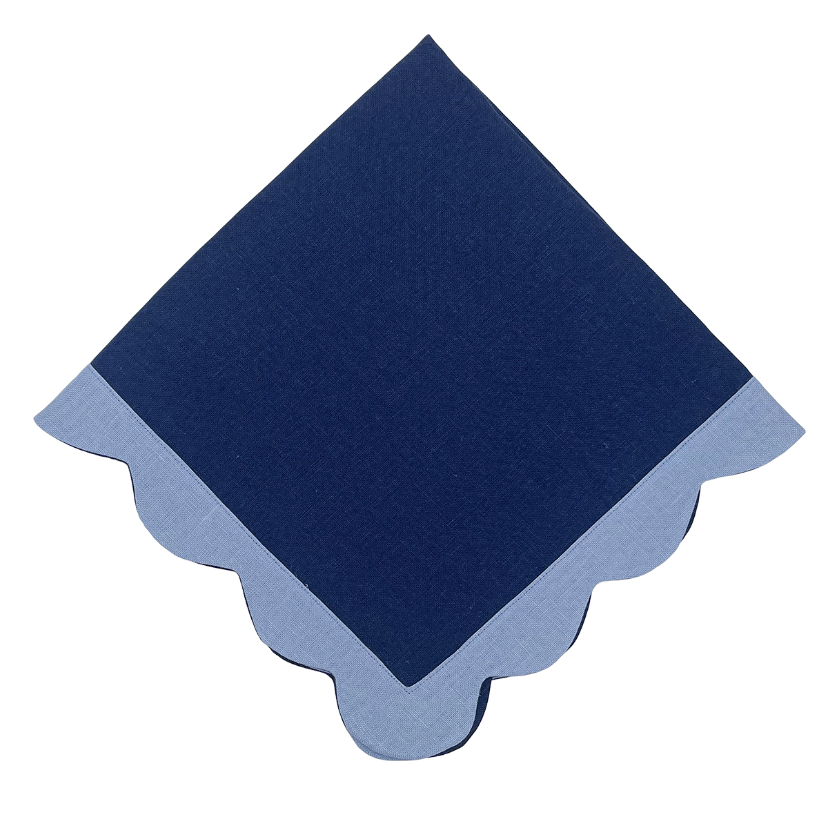 Scalloped - Cool Blue &amp; Sapphire