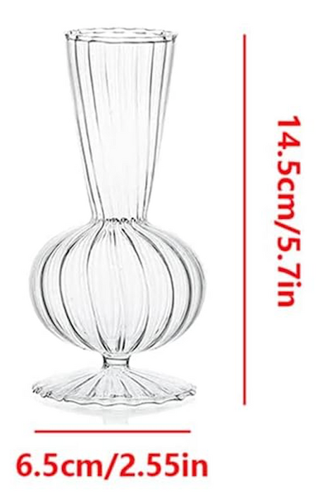Clear Glass Bud Vase - 2.55 inches