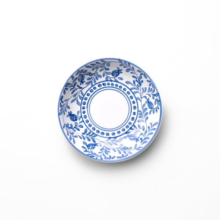 Scroll Blue Pasta Bowl