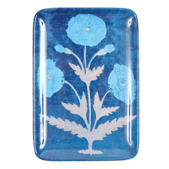 Melamine Serving Trays- Kalamkari Blue- Set of 3