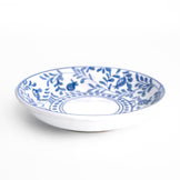 Scroll Blue Pasta Bowl