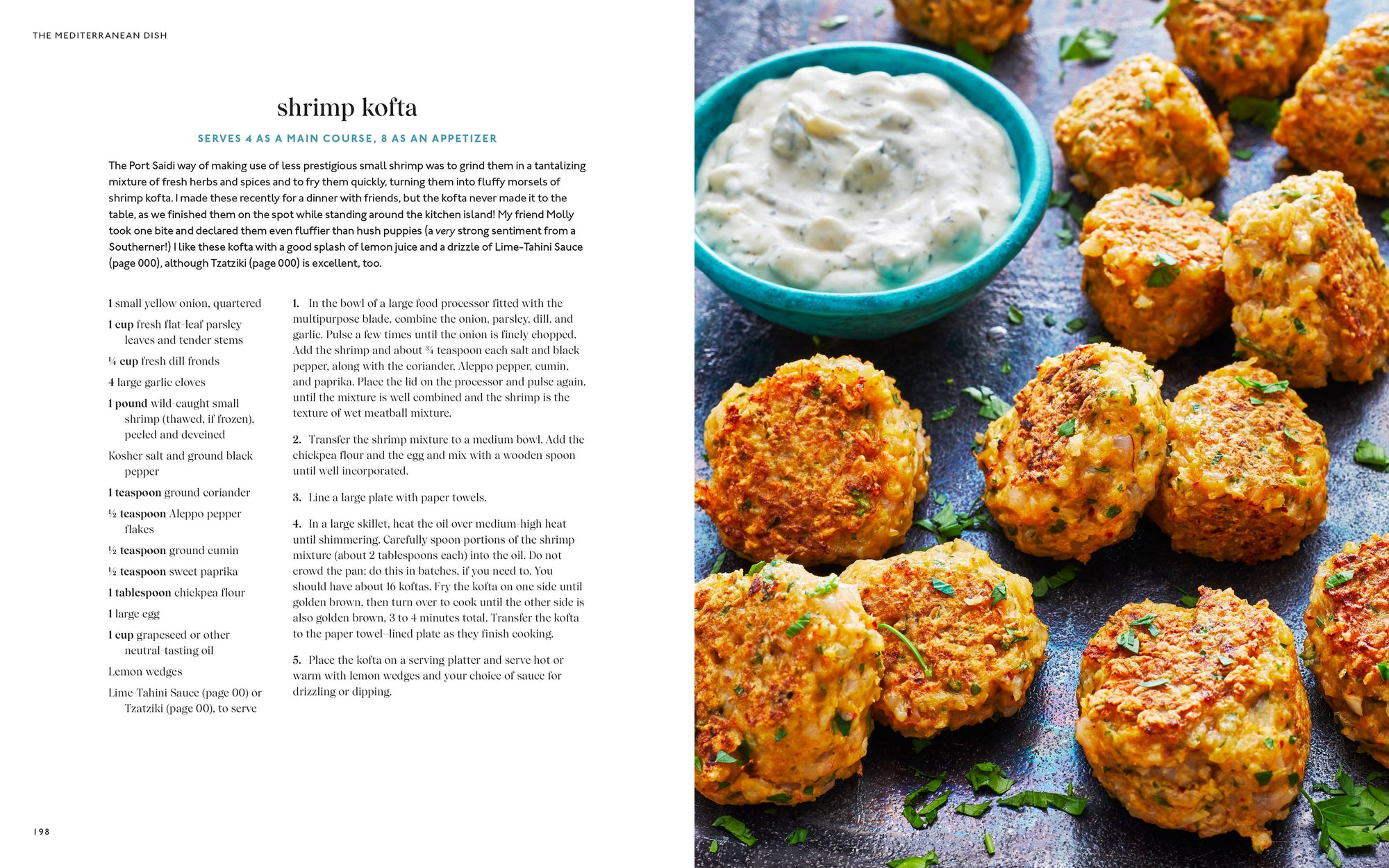 Picture and recipe of shrimp kofta 
