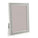 Silver photo frame on a white background