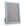 A Powder blue silver trim picture frame on white background 