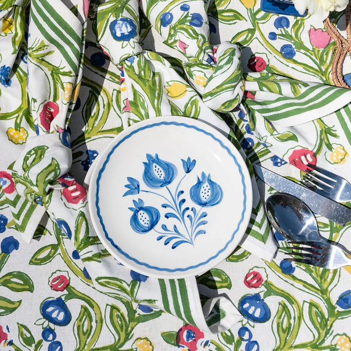 Sketch Cobalt Blue Appetizer Plate - Set of 4