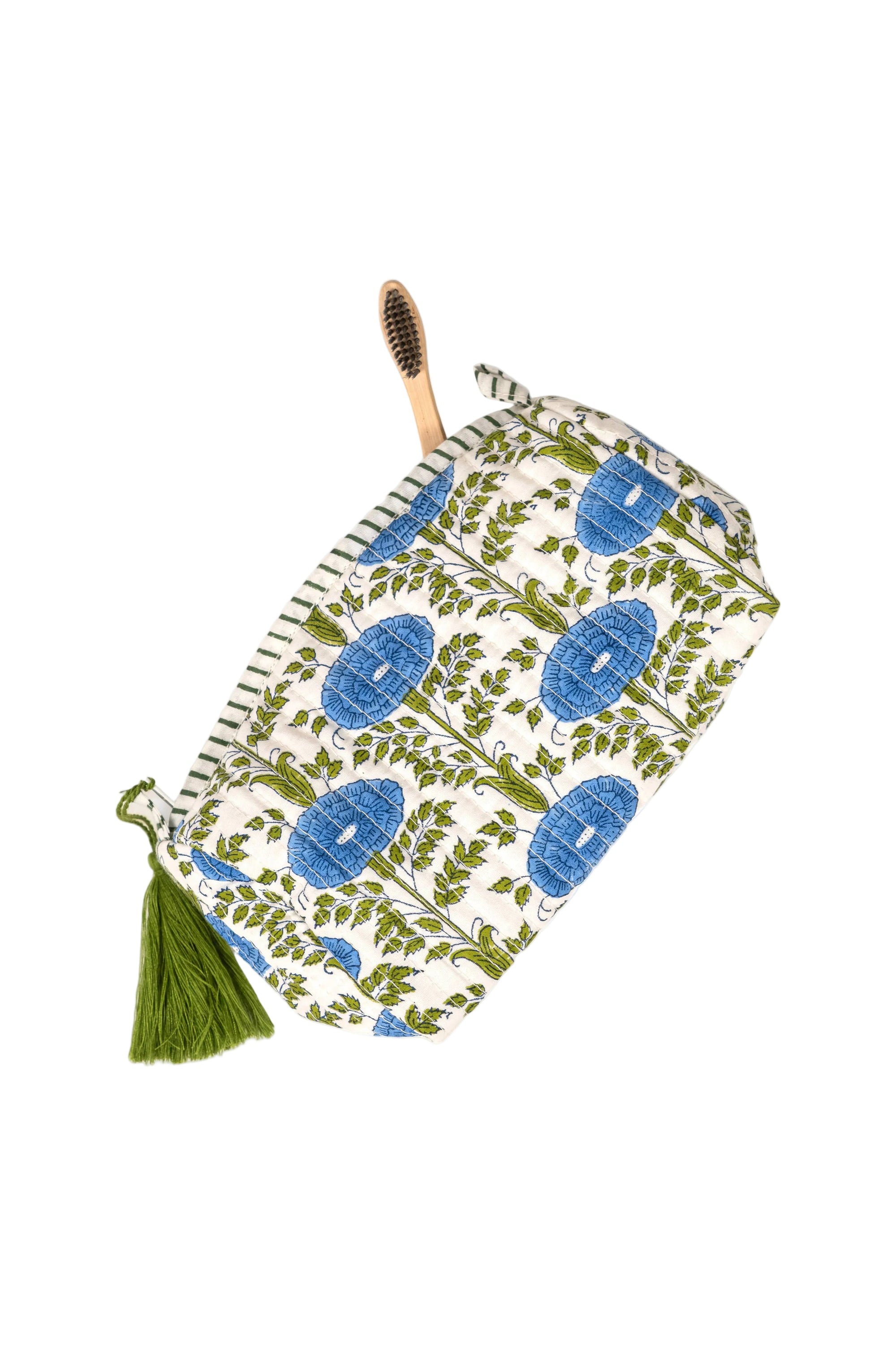 Araminta Toiletry Bag - Blue- Small