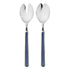 Serveware set in sugar paper blue 2 piece on white background 