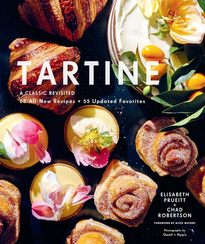 Cover of Tartine with sweets on cover with flowers by Elisabeth Prueitt and Chad Robertson 