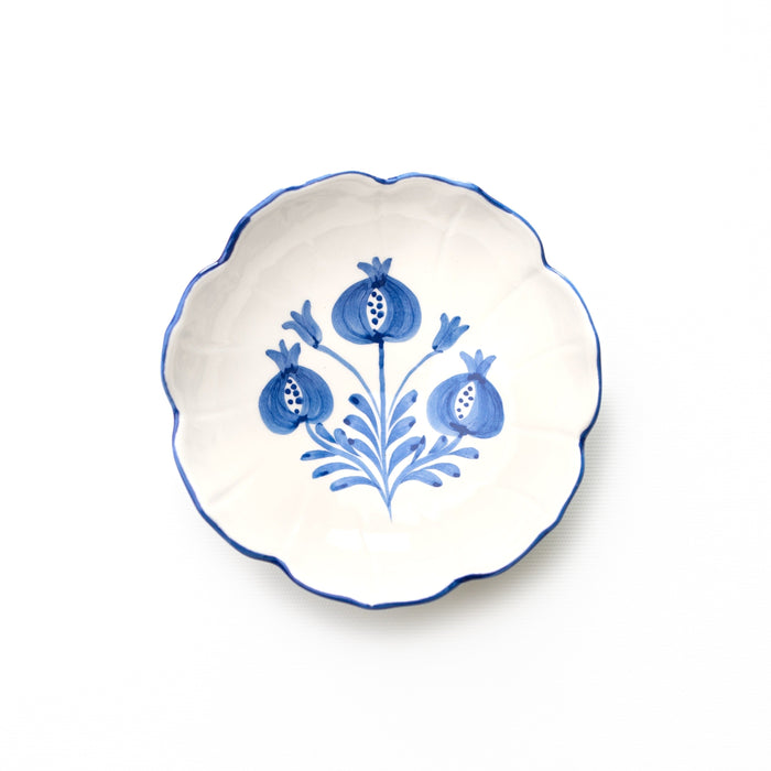 Trio Sketch Cobalt Blue Small Snacking Bowl - Set of 4
