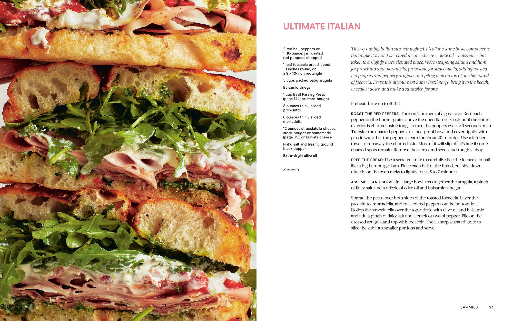 Wishbone Kitchen recipe for Ultimate Italian sandwich with picture 
