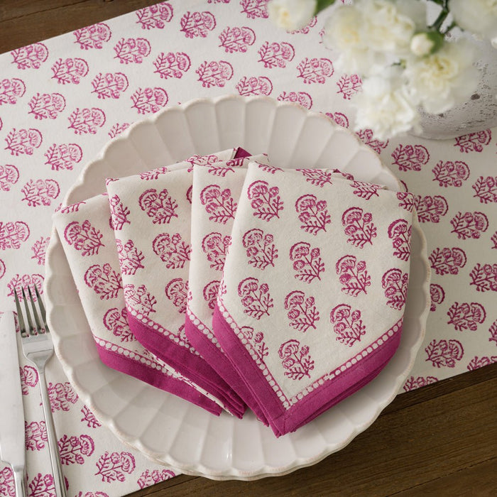 Anika Fuchsia Napkin  - Set of 4