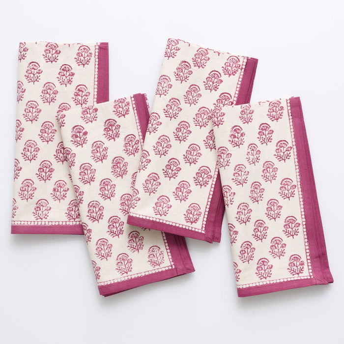 Anika Fuchsia Napkin  - Set of 4