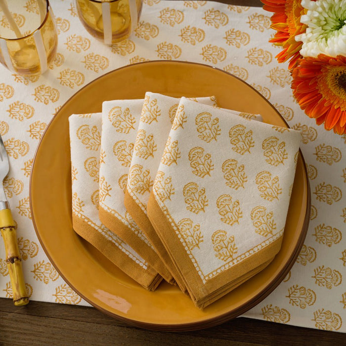 Anika Ochre Napkin - Set of 4